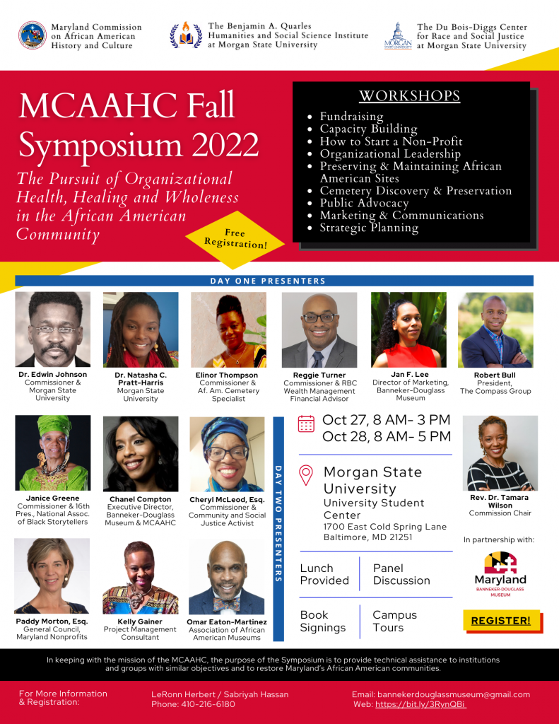 MCAAHC Symposium 2022 Flyer